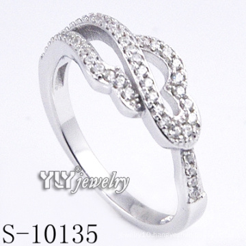 Elegant 925 Sterling Silver Zirconia Women Ring (S-10135)